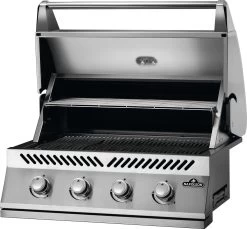 Napoleon 500-Series 32" BI32 Edelstahl Einbaugrill - Modell 2023 -Broil King Store Napoleon Einbaugrill 500 Serie BI32 Warmhalteroste verschiebbar