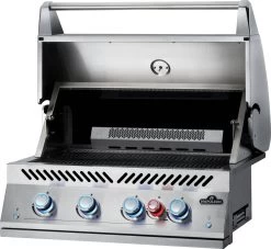 Napoleon 700-Series 32" BIG32 Edelstahl Einbaugrill Inkl. Drehspieß - Modell 2023 -Broil King Store Napoleon Einbaugrill BIG32 Drehregler Safety Glow
