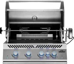 Napoleon 700-Series 32" BIG32 Edelstahl Einbaugrill Inkl. Drehspieß - Modell 2023 -Broil King Store Napoleon Einbaugrill BIG32 Rotisserie Motor Drehspiess