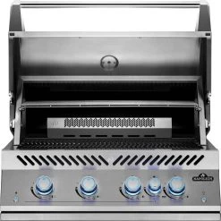Napoleon 700-Series 32" BIG32 Edelstahl Einbaugrill Inkl. Drehspieß - Modell 2023 -Broil King Store Napoleon Einbaugrill BIG32 Warmhalterost Edelstahl hinten