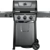 Napoleon Freestyle 365 Gasgrill, Graphit - Mit Seitenbrenner - Modell 2023 - X-DEAL Inkl. Abdeckhaube Und Gussplatte -Broil King Store Napoleon Freestyle 365 Gasgrill Seitenkocher F365SBPGT DE