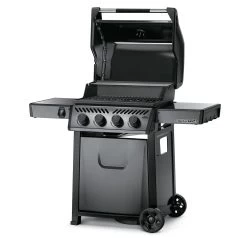 Napoleon Freestyle 425 Gasgrill, Graphit - Modell 2023 -Broil King Store Napoleon Freestyle 425 graphit side Deckel offen
