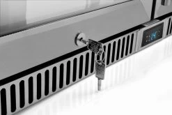 Napoleon Outdoor - Kühlschrank, 210 Liter, 2-türig Mit Doppelverglasung Und LED Beleuchtung - Wasserdicht Nach IP24 -Broil King Store Napoleon Outdoor Kueche Kuehlschrank 2 tuerig Schloss