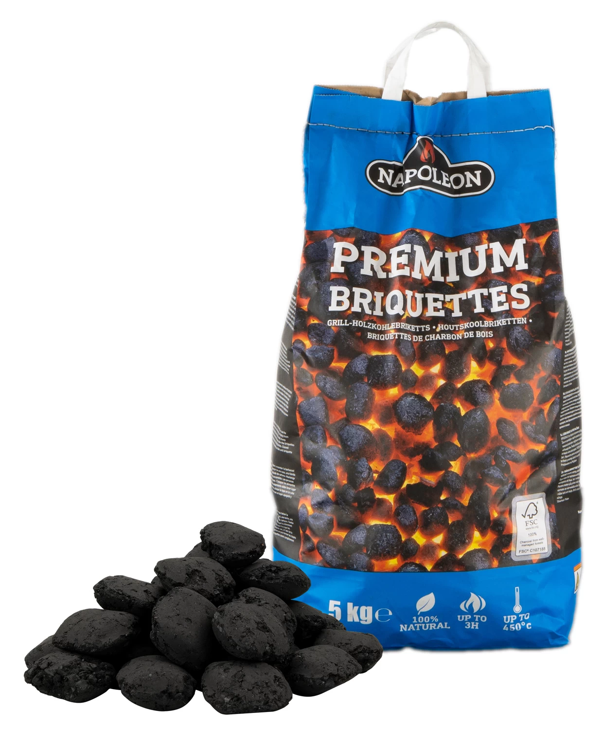 Napoleon Blackstone Grillbriketts 5 Kg 3 Napoleon Blackstone Grillbriketts 5 Kg