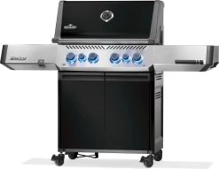 Napoleon Prestige 500 Gasgrill, Schwarz - Mit Safety Glow - Modell 2023 - SMART Deal Inkl. Grillfürst Grill Control -Broil King Store Napoleon Prestige 500 Gasgrill schwarz