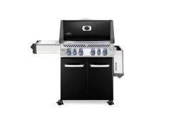 Napoleon Prestige 500 Gasgrill, Schwarz - Mit Safety Glow - Modell 2023 - SMART Deal Inkl. Grillfürst Grill Control -Broil King Store Napoleon Prestige 500 Gasgrill schwarz Seitenablage klappbar