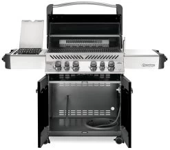 Napoleon Prestige 500 Gasgrill, Schwarz - Mit Safety Glow - Modell 2023 - SMART Deal Inkl. Grillfürst Grill Control -Broil King Store Napoleon Prestige 500 Gasgrill schwarz open