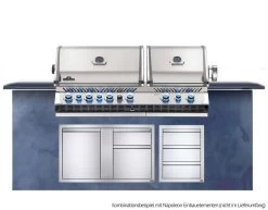Napoleon Prestige Pro 825-3 Edelstahl Einbaugrill Gas - Inkl. Drehspieß - Modell 2023 -Broil King Store Napoleon Prestige PRO 825 in Outdoor Kueche Beispiel