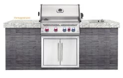 Napoleon Prestige Pro 500-3 Edelstahl Einbaugrill Gas - Inkl. Drehspieß - Modell 2023 16 Napoleon Prestige Pro 500-3 Edelstahl Einbaugrill Gas - Inkl. Drehspieß - Modell 2023 -Broil King Store Napoleon Prestige Pro 500 Montagebeispiel