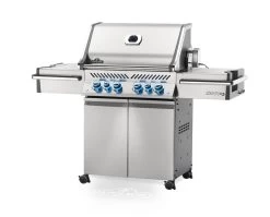 Napoleon Prestige Pro 500-3 Edelstahl Gasgrill Inkl. Drehspieß - Modell 2023 - SMART Deal Inkl. Grillfürst Grill Control -Broil King Store Napoleon Prestige Pro 500 seitlich 01