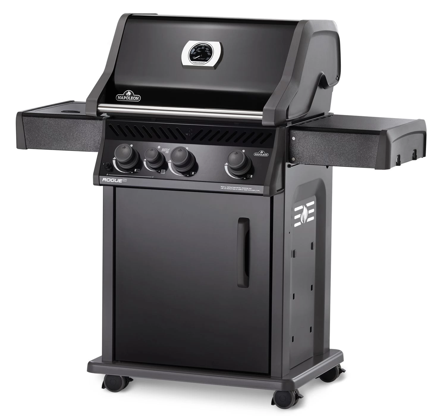 Napoleon Rogue XT 425 Gasgrill - All Black - Mit Sizzle Zone - Modell 2023 3 Napoleon Rogue XT 425 Gasgrill - All Black - Mit Sizzle Zone - Modell 2023