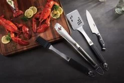 Napoleon 4-teiliges President's Limited Edition Grillbesteck Set -Broil King Store Napoleon grillbesteck 4 teilig 70037