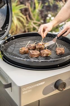 Outdoorchef Gas Kugelgrill Arosa 570 G Evo Grey Steel -Broil King Store Outdoorchef Arosa 570 G Evo Grey Steel indirekt Grillen