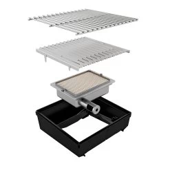 Outdoorchef Gas Kugelgrill Davos 570 G Pro Mit Blazing Zone (Infrarotbrenner) & 11kg Gasflaschen Kit -Broil King Store Outdoorchef Blazing Zone Davos Deteil 1