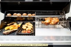 Outdoorchef Dualchef S 425 G Edelstahl Gasgrill Mit Seitenkocher -Broil King Store Outdoorchef Dualchef S 425 G Zone Divider Drehspiess
