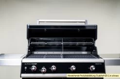 Outdoorchef Dualchef S 425 G Edelstahl Gasgrill Mit Seitenkocher -Broil King Store Outdoorchef Dualchef S 425 G geteilter Garraum