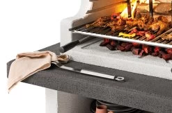 Palazzetti Grillkamin Balos Mit Pizzaofen Inkl. Montagematerial -Broil King Store Palazzetti Balos Simsplatte Marmotech