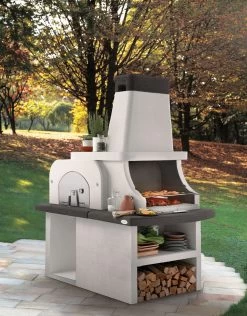 Palazzetti Grillkamin Bastia Mit Pizzaofen Inkl. Montagematerial -Broil King Store Palazzetti Grillkamin Bastia Pizzaofen Feuerstelle