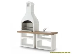 Palazzetti Outdoor Küche: Modul Grillkamin Brioni Inkl. Montagematerial -Broil King Store Palazzetti Grillkamin Brioni Outdoor Kueche Kombi 3