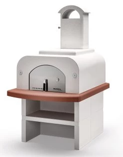 Palazzetti Pizzaofen Easy Large Mit Beton Untergestell Inkl. Montagematerial