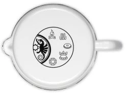 Petromax Emaille Milchtopf / 1000 Ml / Weiß