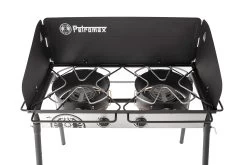 Petromax Gastisch / Gaskocher GE90 Mit Mehrfachbrenner -Broil King Store Petromax Gastisch ge90 von oben Doppelbrenner