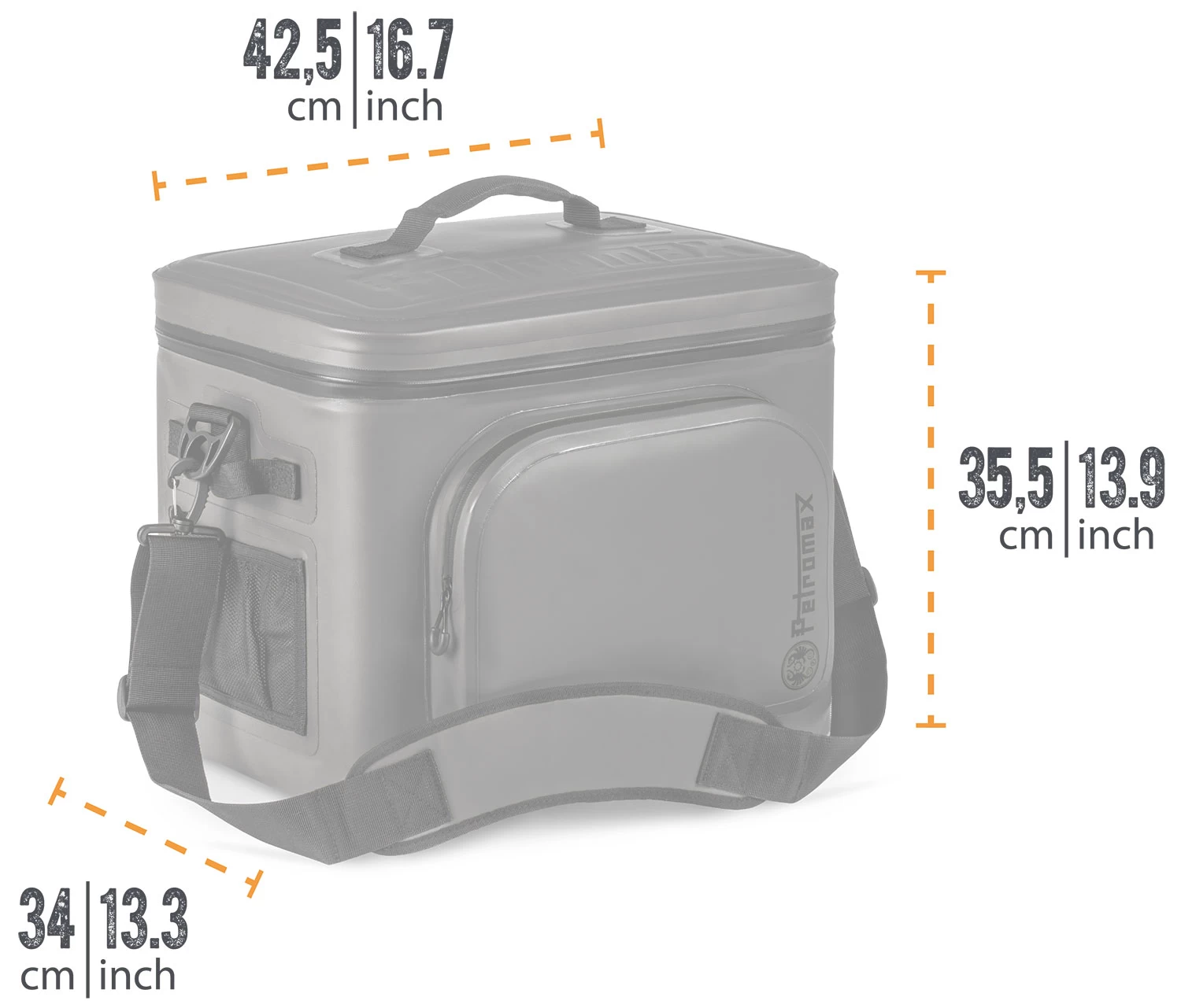 Petromax Kühltasche 22 Liter / Dunkelgrau 5 Petromax Kühltasche 22 Liter / Dunkelgrau – Bild 3
