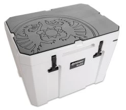 Petromax Haft-Auflage Für Kühlbox Kx50 Grau Mit Drachenemblem