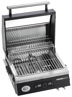 Rösle Elektrogrill Videro E2-P Campinggrill 12 Rösle Elektrogrill Videro E2-P Campinggrill -Broil King Store Roesle Elektro Campinggrill Videro E2 P Deckel offen