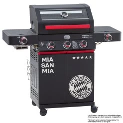 Rösle Videro G3-S VARIO+ Schwarz Gasgrill - FC Bayern Edition -Broil King Store Roesle FC Bayern Grill Videro G3 S Aufkleber
