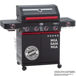 Rösle Videro G4-S VARIO+ Schwarz Gasgrill - FC Bayern Edition -Broil King Store Roesle FC Bayern Muenchen Gasgrill Videro G4 S