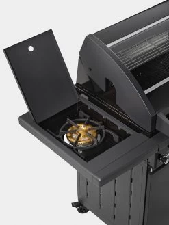 Rösle Gasgrill Magnum PRO G4-S Inkl. Abdeckhaube - Modell 2023 21 Rösle Gasgrill Magnum PRO G4-S Inkl. Abdeckhaube - Modell 2023 -Broil King Store Roesle Gagsrill Magnum Pro Seitenkocher offen