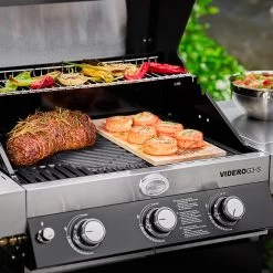 Rösle Gasgrill Videro G3-S VARIO+ Schwarz - Modell 2023 - X-DEAL Inkl. Abdeckhaube Und Grillplatte -Broil King Store Roesle Gasgrill Videro G3 S Mood Grillflaeche