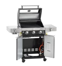 Rösle Gasgrill Videro G3-S VARIO+ Schwarz - Modell 2023 - X-DEAL Inkl. Abdeckhaube Und Grillplatte -Broil King Store Roesle Gasgrill Videro G3 S Vario 25520 Unterschrank