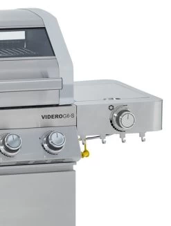 Rösle Edelstahl Gasgrill Videro G6-S VARIO+ - Limited Edition Modell 2023 - SMART Deal Inkl. Grillfürst Grill Control -Broil King Store Roesle Videro 25528 G6 S Edelstahl Seitenkocher abklappbar