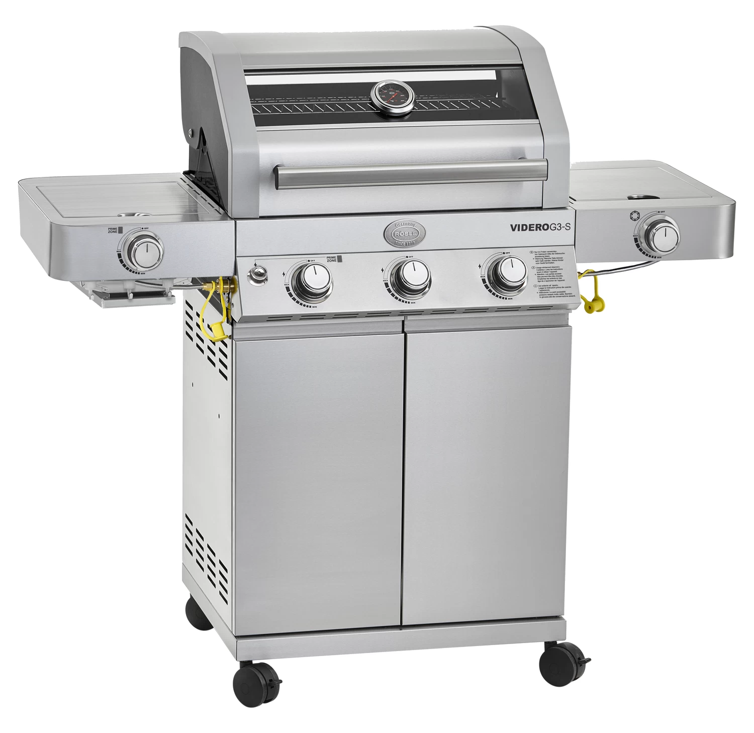 Rösle Edelstahl Gasgrill Videro G3-S VARIO+ - Limited Edition Modell 2023 - X-DEAL Inkl. Abdeckhaube Und Grillplatte 3 Rösle Edelstahl Gasgrill Videro G3-S VARIO+ - Limited Edition Modell 2023 - X-DEAL Inkl. Abdeckhaube Und Grillplatte