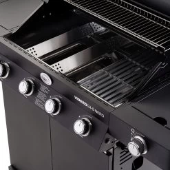 Rösle Gasgrill Videro G4-S Vario+ Nero Matt-schwarz - Modell 2023 -Broil King Store Roesle Videro G4 S Vario NERO matt schwarz Gusseisenroste 1