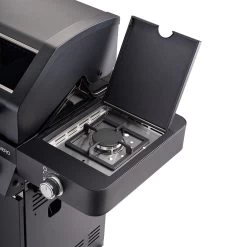 Rösle Gasgrill Videro G4-S Vario+ Nero Matt-schwarz - Modell 2023 -Broil King Store Roesle Videro G4 S Vario NERO matt schwarz Seitenkocher 1