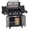 Rösle Gasgrill Videro G4-S Vario+ Nero Matt-schwarz - Modell 2023 -Broil King Store Roesle Videro G4 S Vario NERO matt schwarz offen 1
