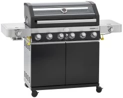 Rösle Gasgrill Videro G6-S VARIO+ Schwarz - Modell 2023 - Inkl. Abdeckhaube