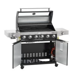 Rösle Gasgrill Videro G6-S VARIO+ Schwarz - Modell 2023 - Inkl. Abdeckhaube -Broil King Store Roesle Videro G6 S Vario schwarz 25527 Unterschrank