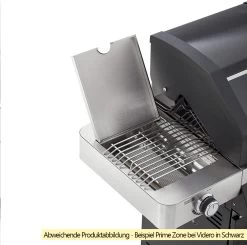 Rösle Edelstahl Gasgrill Videro G6-S VARIO+ - Limited Edition Modell 2023 Inkl. Abdeckhaube -Broil King Store Roesle Videro Gasgrill Primezone Rost oben Beispiel 3