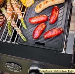 Rösle Gasgrill Videro Pro G2-P Campinggrill -Broil King Store Roesle Videro PRO G2 P Gasgrill Beispiel mit Grillplatte