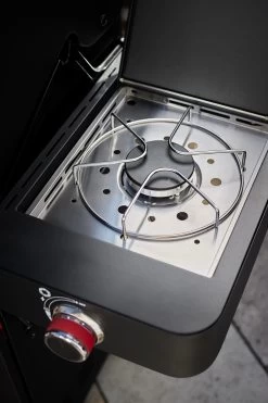 Rösle Videro G3-S VARIO+ Schwarz Gasgrill - FC Bayern Edition -Broil King Store Roesle Videro Seitenkocher FC Bayern Edition