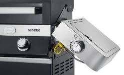Rösle Gasgrill Videro G2-S VARIO+ Schwarz - Modell 2023 -Broil King Store Roesle Videro schwarz klappbare Seitenteile Seitenkocher 3