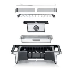 Severin Elektro Tischgrill SENOA Digital Boost - Boost Zone 500°C - 3.000 W -Broil King Store Severin Elektrogrill Senoa pg8114 explosion
