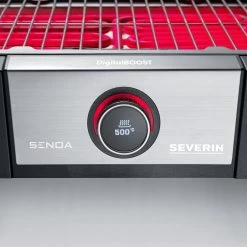 Severin Elektro Tischgrill SENOA Digital Boost - Boost Zone 500°C - 3.000 W -Broil King Store Severin Elektrogrill Senoa pg8114 schalter 1
