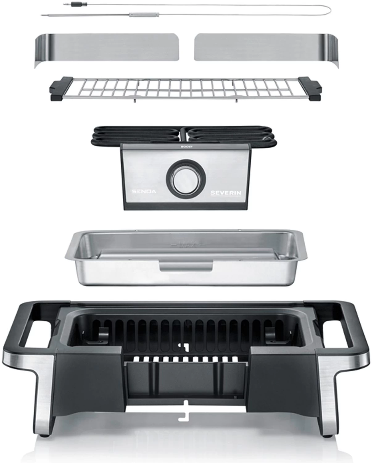 Severin Elektro Tischgrill SENOA Boost - Boost Zone 500°C - 3.000 W 10 Severin Elektro Tischgrill SENOA Boost - Boost Zone 500°C - 3.000 W – Bild 8