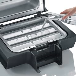 Severin Elektrogrill SEVO Smart Control GT - Boost Zone 500°C - Mit Deckel - 3.000 W -Broil King Store Severin Sevo Smart Control GT PG8138 Aluschale