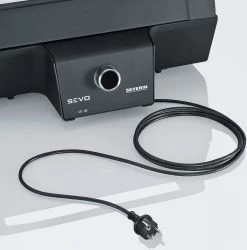 Severin Elektrogrill SEVO Smart Control GT - Boost Zone 500°C - Mit Deckel - 3.000 W -Broil King Store Severin Sevo Smart Control GT PG8138 Zuleitung